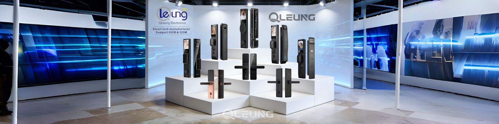 Blokada drzwi z czytnikiem linii papilarnych