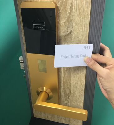 M1 System Hotel Door Lock RFID Card Lock,high Quality Qleung X51 Hotel TASRDC Digital Intelligent Smart Card Lock