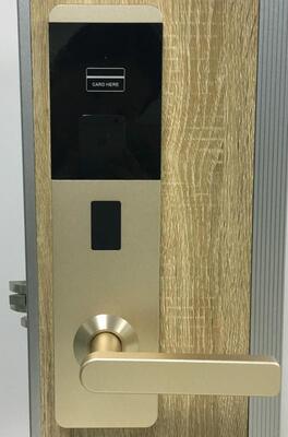 Digital RFID Hotel Card Lock M1 System, Electronic Door Handle Lock, Smart Hotel Door Lock System