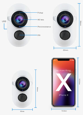 Qleung C06 Tuya Wireless NVR HD 1080P Video Night Vision WIFI Waterproof Bullet Solar Panel Charging CCTV Security Camera