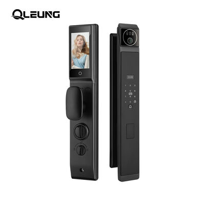 Tuya Smart Lock with 3D Face Recognition Palmprint LCD Display Keyless Entry Security