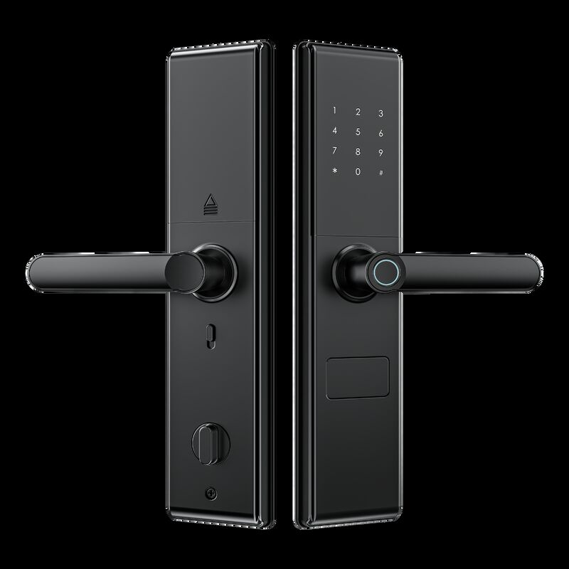 Qleung S829 Tuya Wifi Remote Control Digital Lock Fingerprint Password Key Card Access Smart Home Door Lock