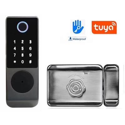 Tuya TTlock wodoodporny zamek IP65 zaawansowany inteligentny zamek drzwiowy