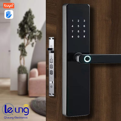 Czerwony brąz cynkowy stop Tuya TTlock Smart Lock dla drzwi stalowych