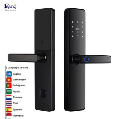 Smart Home Door Lock Zink Alloy S819 Fingerprint Door Lock 8 Language Tuya Door Lock Wifi TTlock