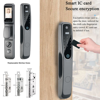 Tuya Apartment Smart Door Lock Aluminiowy Stop Kontrola dostępu Zamek drzwiowy
