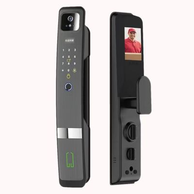 Qleung S924MAX Biometryczny odcisk palca z kamerą HD cyfrowe sterowanie zdalne Smart Door Lock