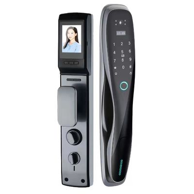Qleung S928MAX W pełni automatyczny Usmart Go Wi-Fi Remote Control Zamek drzwiowy Hasło Biometryczny odcisk palca Smart Door Lock