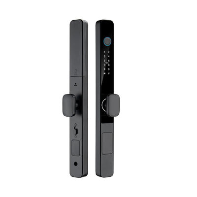 Qleung S608 wodoodporny TTlock Tuya Smart Key cyfrowe zamki odciski palców aluminium elektryczne przesuwane drzwi szklane