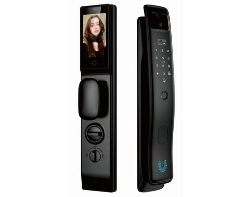 Qleung W pełni automatyczny zamek do drzwi 3D Face ID Tuya WIFI APP Zdalne sterowanie Odcisk palca Rozpoznawanie dłoni Karta Klawisz Kod S958Max Smart Lock
