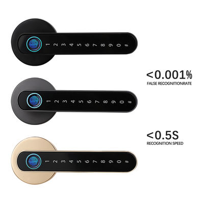 Qleung S604L Smart Fingerprint Door Lock z Wi-Fi Tuya App Control Bez klucza Hasło do sypialni Tuya Smart Home Door Lock