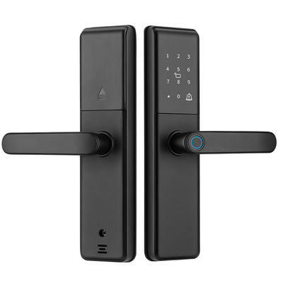 Qleung S851 Inteligentny zamek do drzwi Smart Home Tuya APP Zdalne sterowanie Odbicie palca Hasło Karta Klucz Odblokowanie